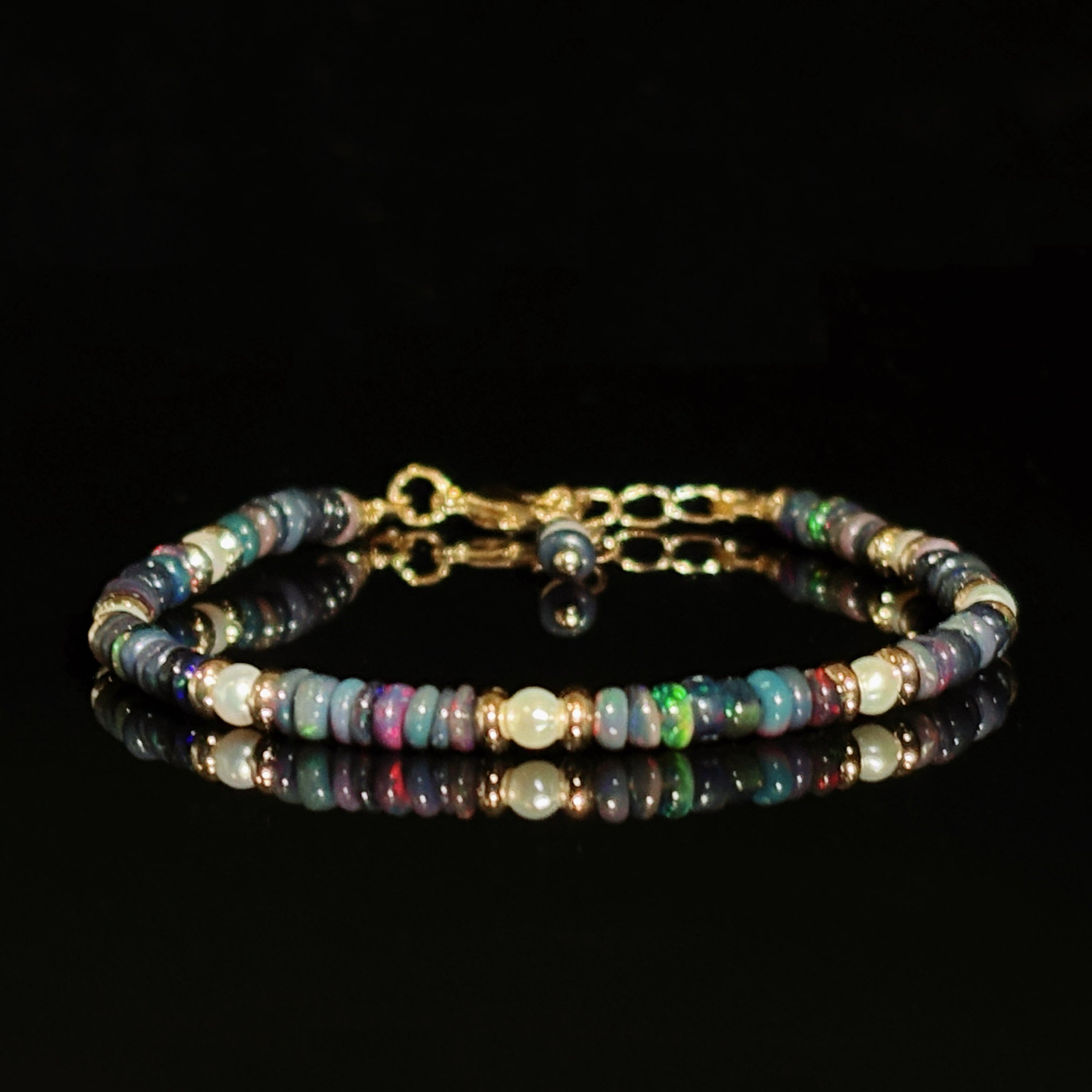 Sentinel Dark Lumina Black Opal Intuition Bracelet