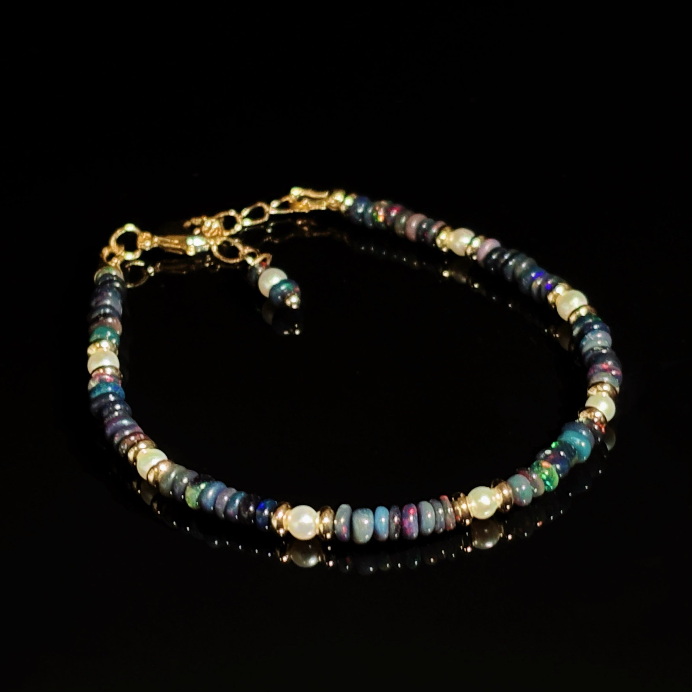 Sentinel Dark Lumina Black Opal Intuition Bracelet