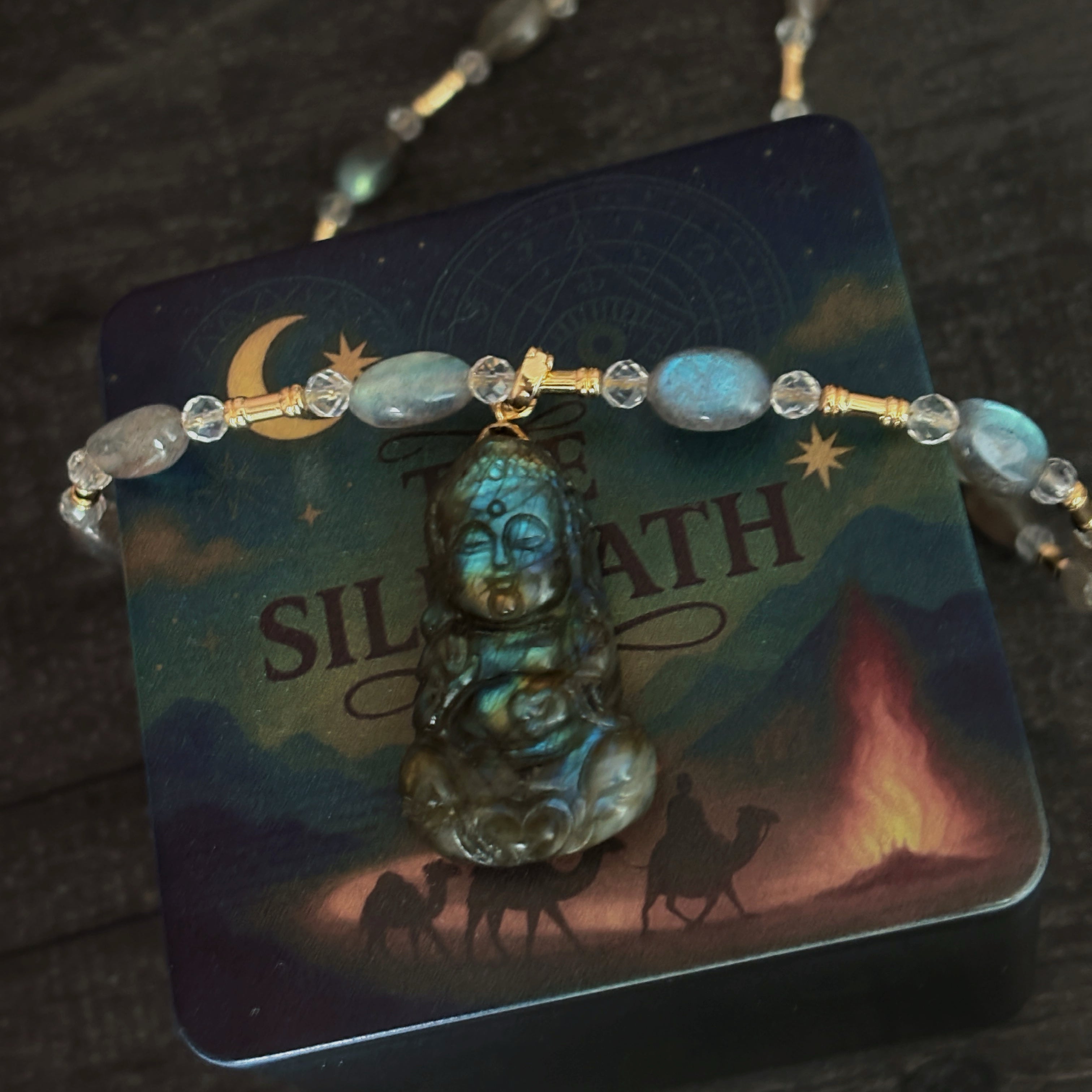 Starveil Labradorite Guardian Pendant Intuition Necklace