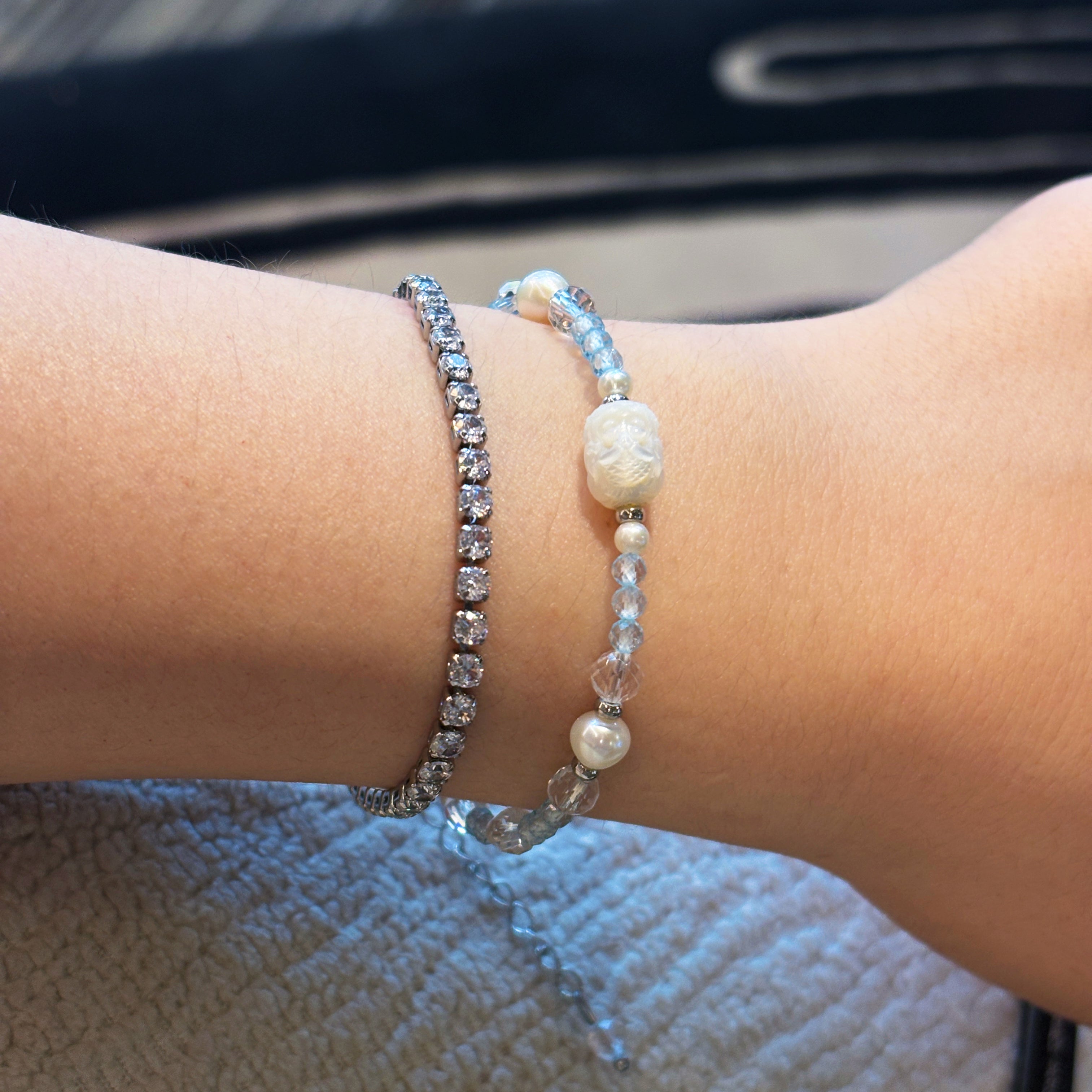 Healing Series Oceans Whisper Blue Topaz Self Love Divine Femininity Bracelet