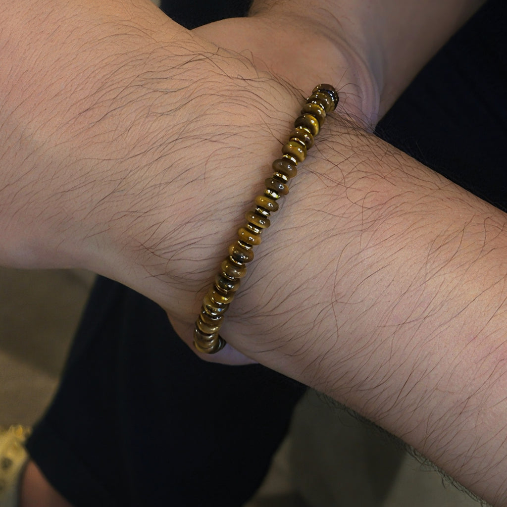 Sentinel Tiger Eye Bracelet Solar Balance Vitality
