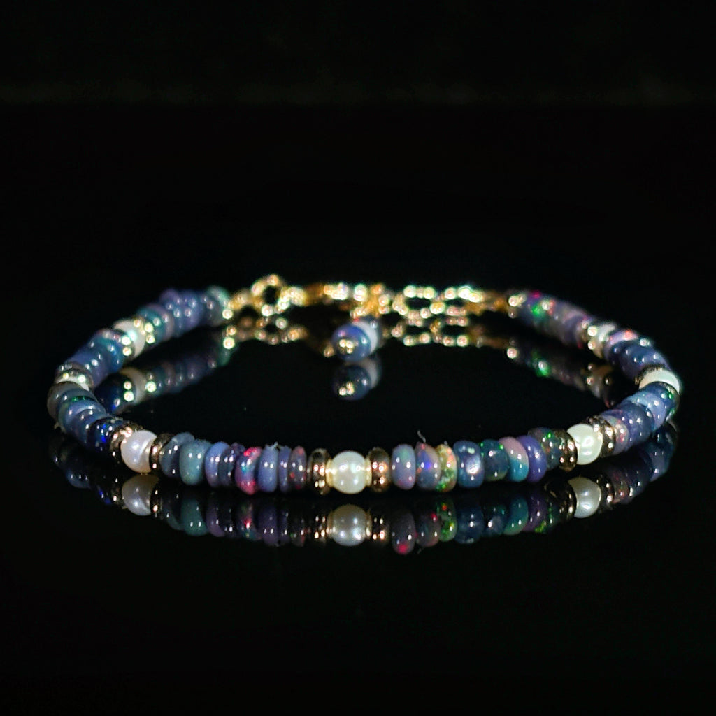 Dark Lumina Black Opal Intuition Bracelet