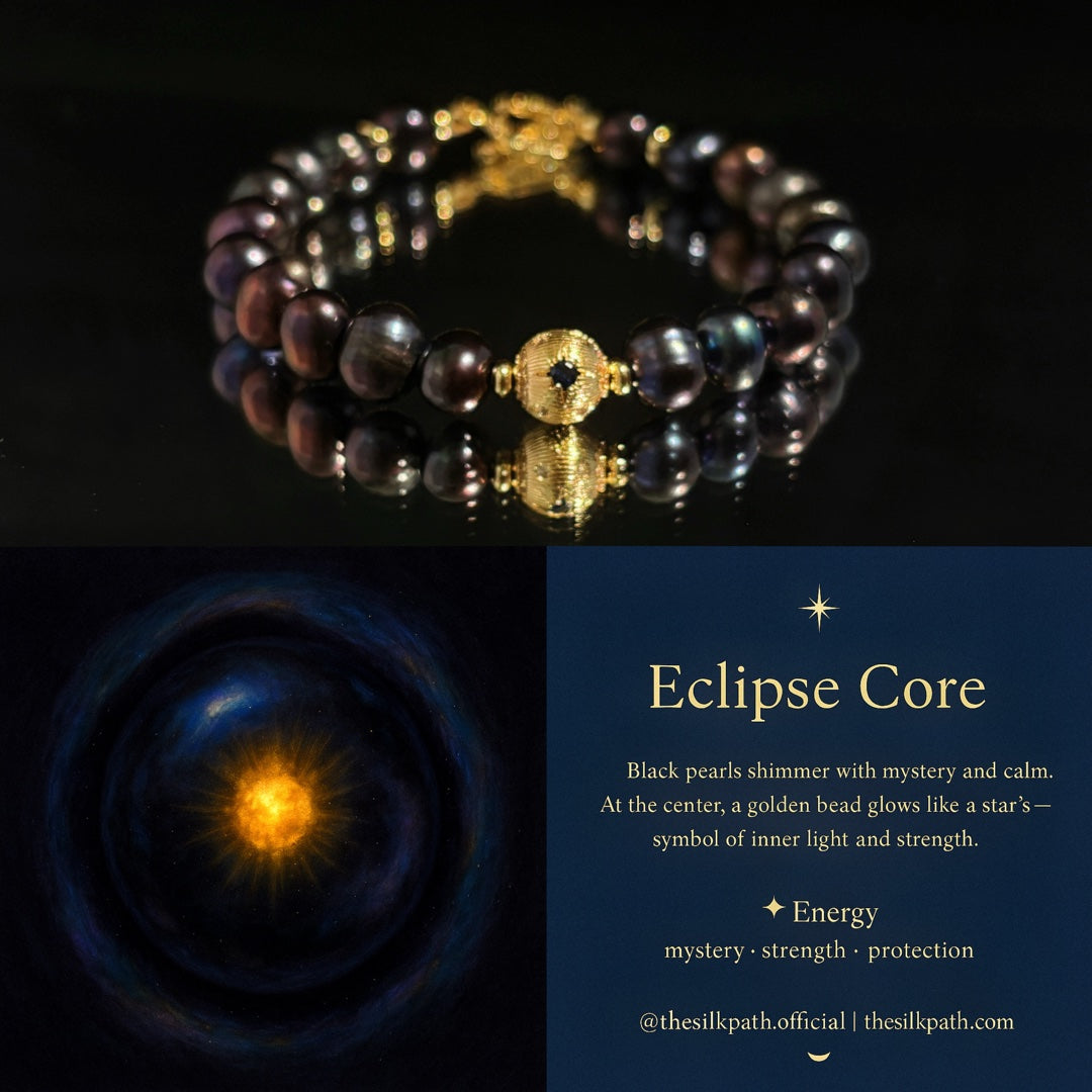 Eclipse Core Black Pearl Subtle Strength Bracelet