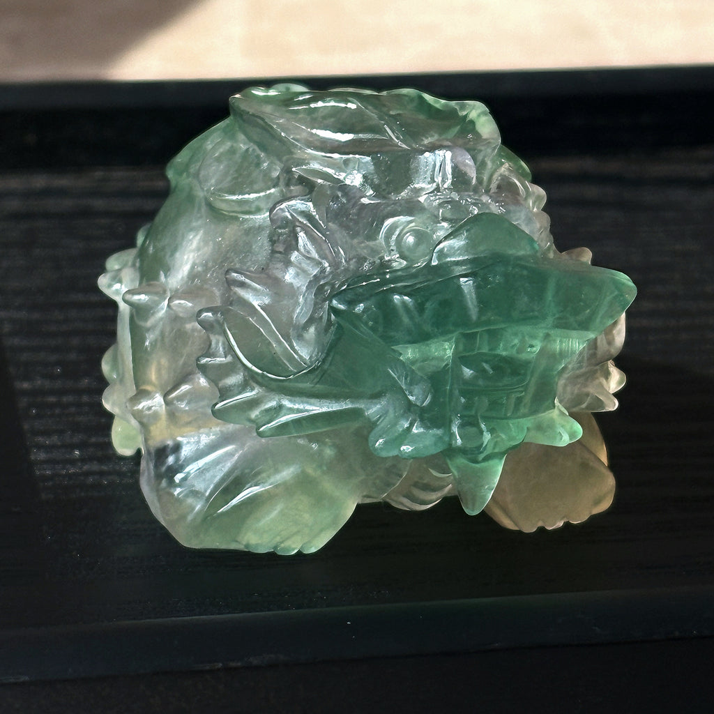 Feng Shui Guardians Fluorite Dragon Turtle Feng Shui Prosperity Statue