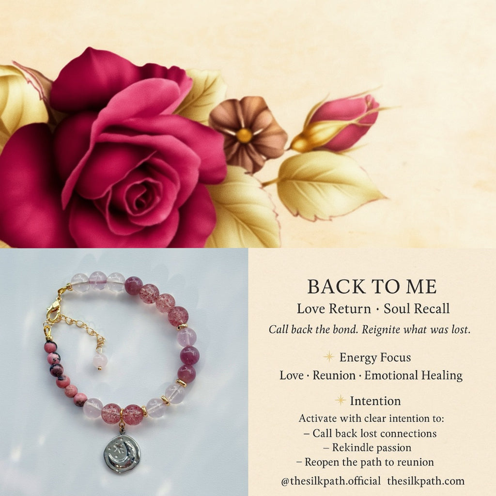 Magic Series Love Binding Rhodonite Strawberry Quartz Rose Quartz Bracelet