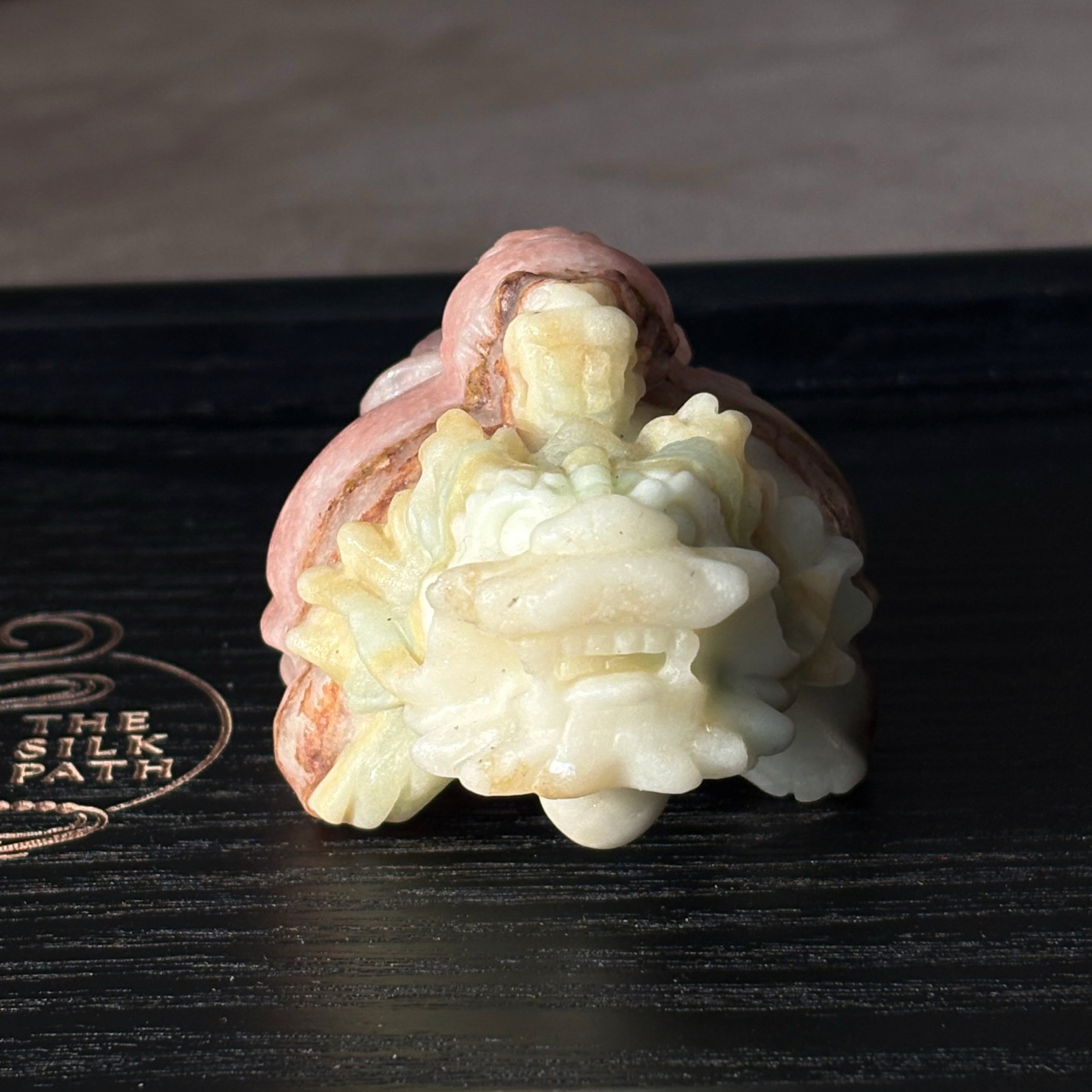 Feng Shui Guardians Caribbean Calcite Dragon Turtle with Baby Feng Shui Prosperity Statue