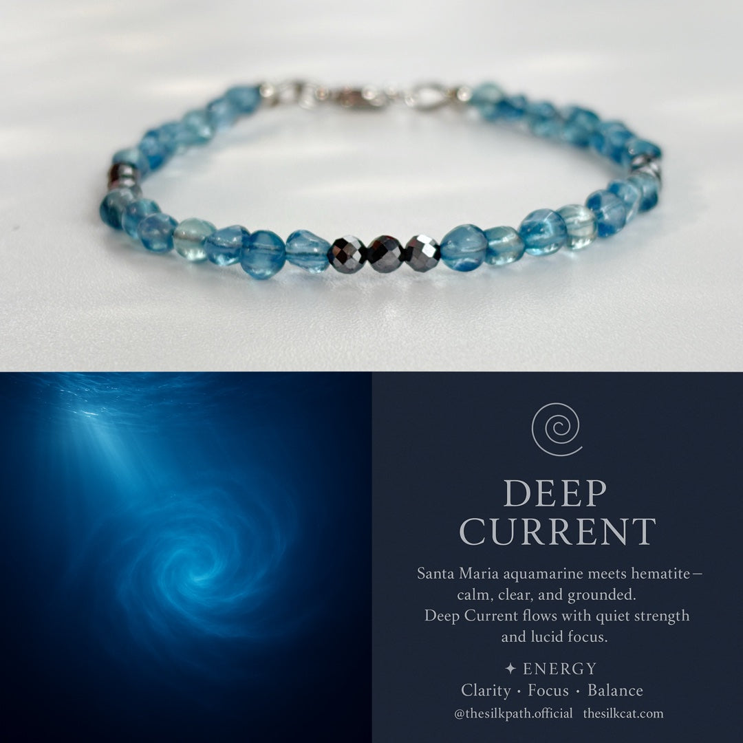 Deep Current Santa Maria Aquamarine Insight Bracelet