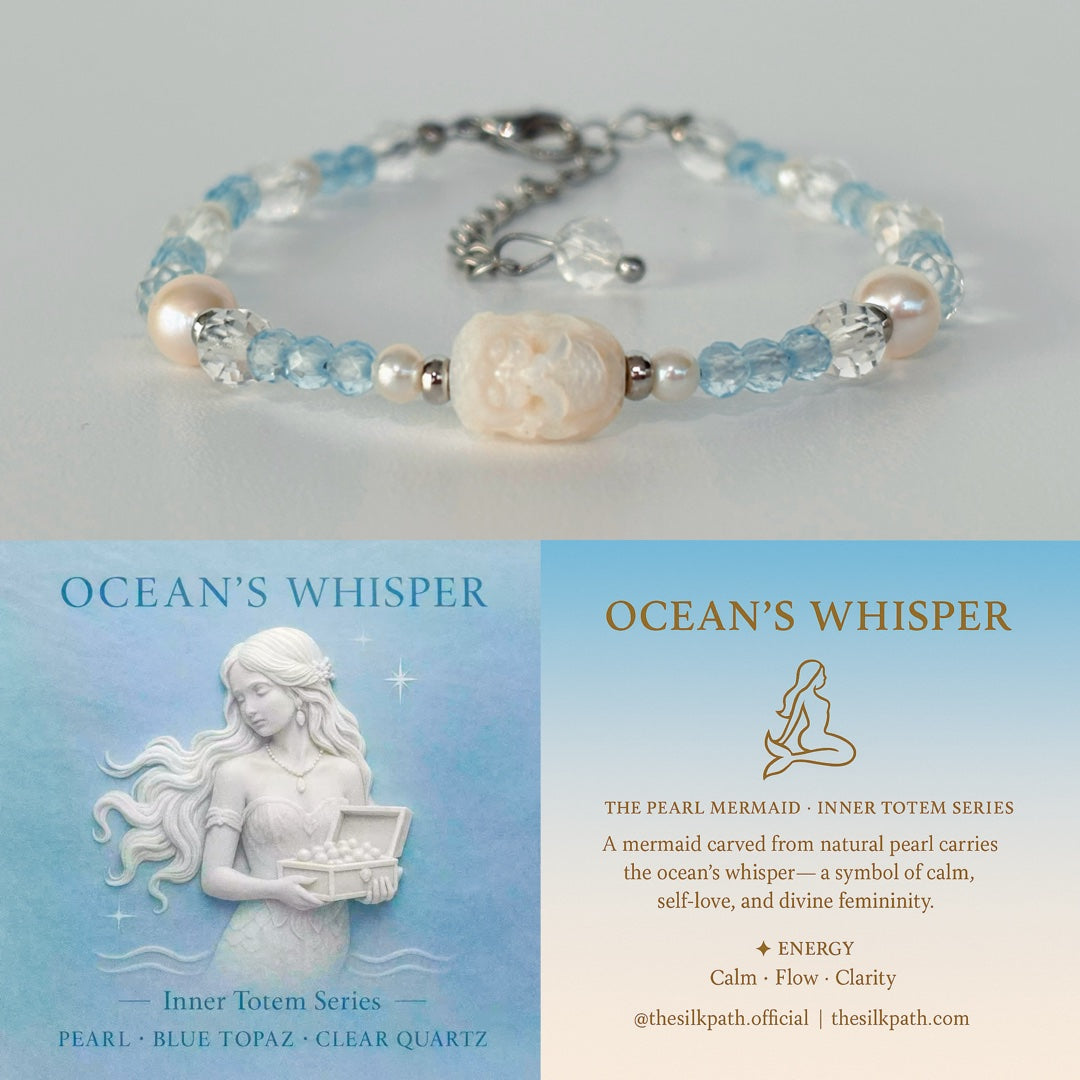 Ocean’s Whisper Blue Topaz Self-love Divine Femininty Bracelet