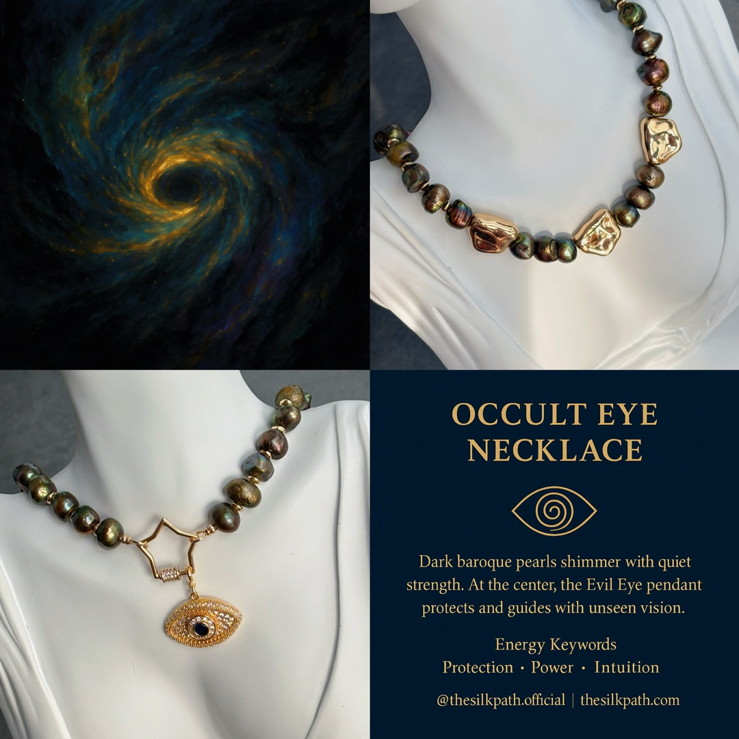 Occult Eye Baroque Pearl Necklace