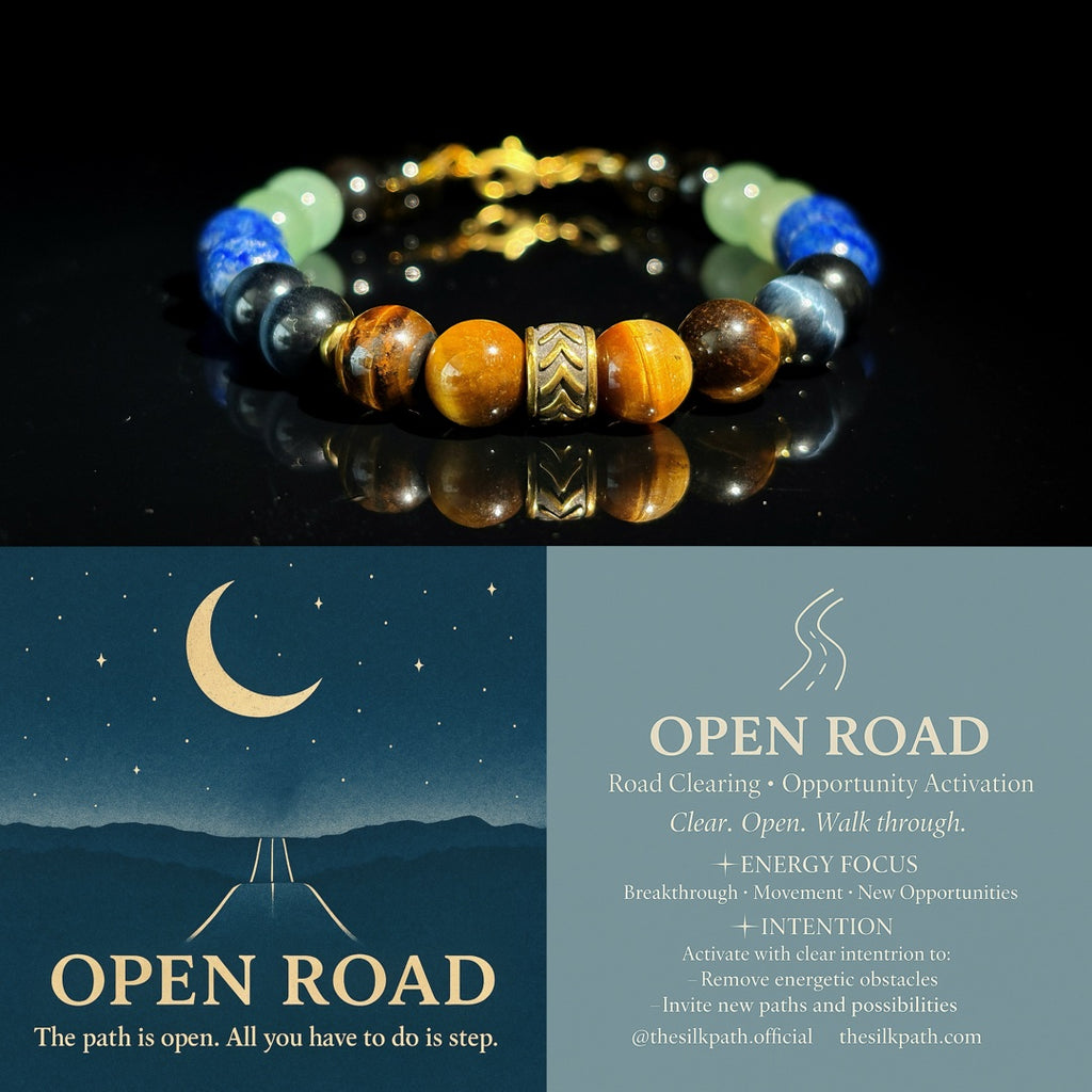Open Road Tiger’s Eye Lapis Lazuli Aventurine Opportunity Bracelet