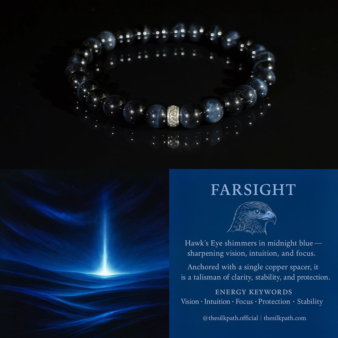 Farsight Blue Tiger’s Eye Focus Bracelet