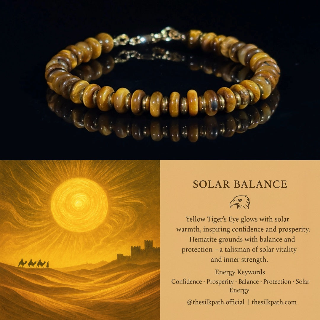 Solar Balance Tiger’s Eye Vitality Bracelet