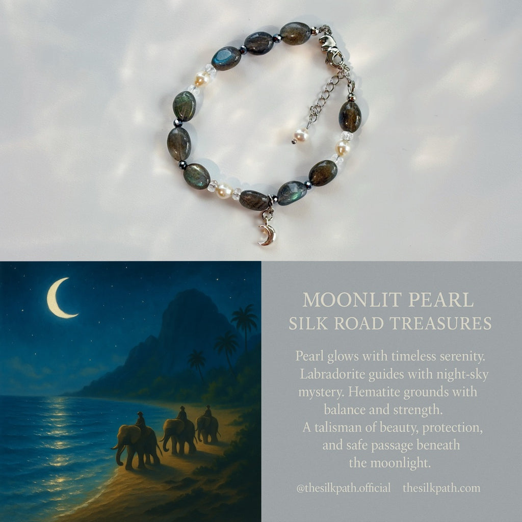 Moonlit Pearl Labradorite Pearl Femininity bracelet
