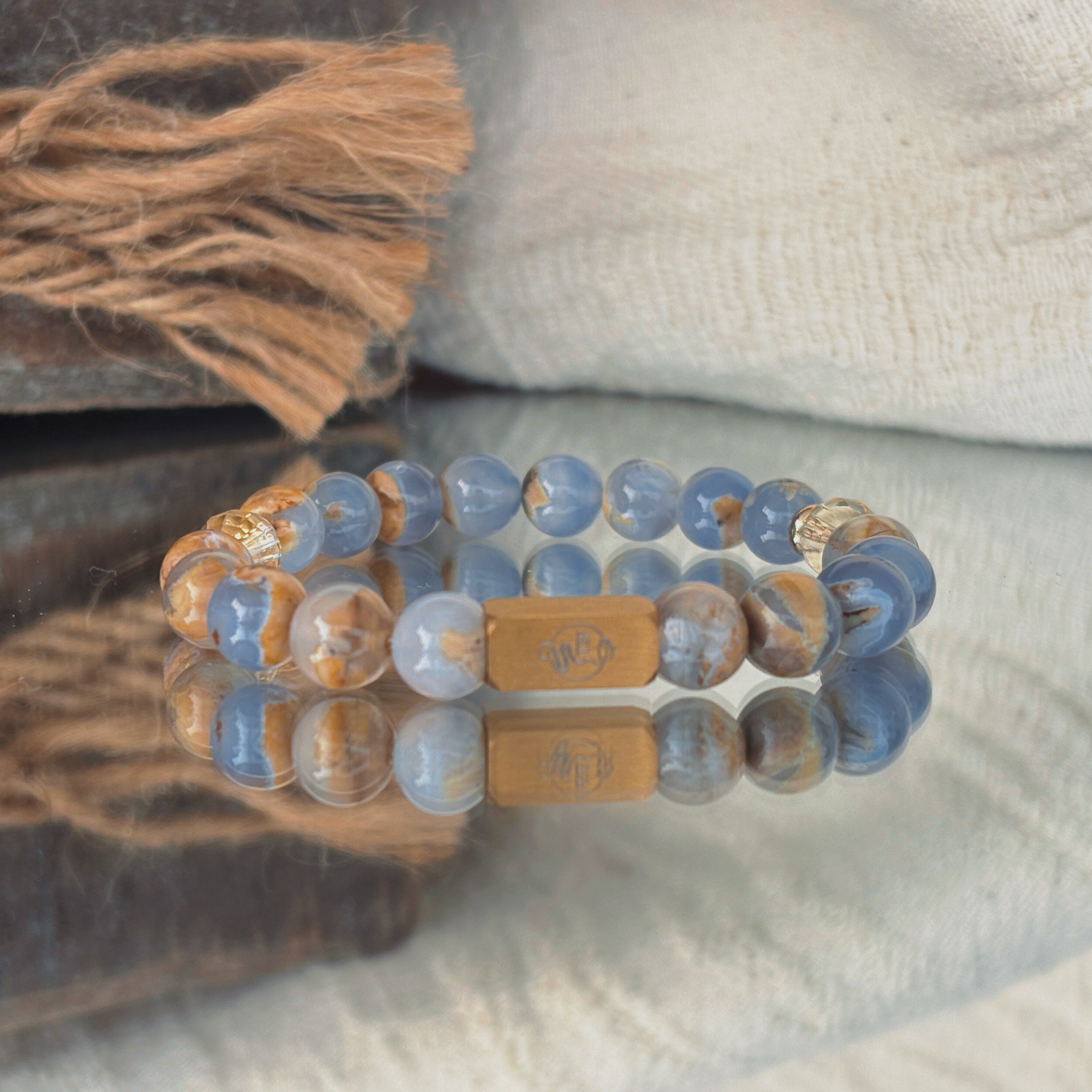Forgotten Palmyra Chalcedony Spiritual Connection Bracelet