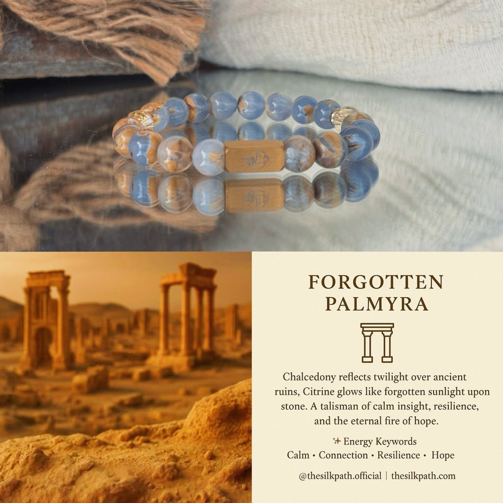 Forgotten Palmyra Chalcedony Spiritual Connection Bracelet