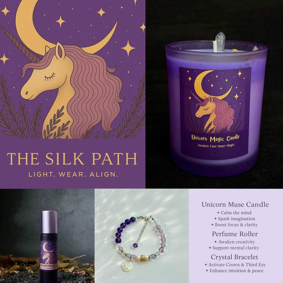 Unicorn Amethyst Clear Quartz Pearl Creativity Bracelet