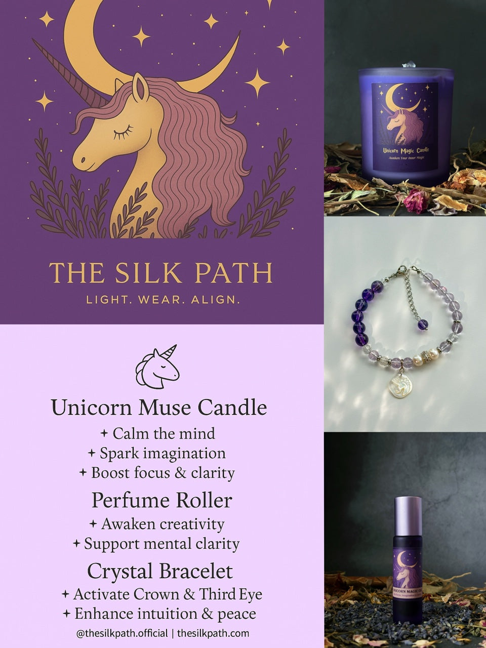 Unicorn Muse Creativity Perfume Roller