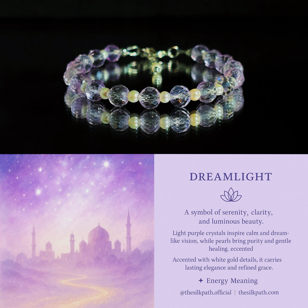 Dreamlight Lavender Amethyst Feminine Grace Bracelet