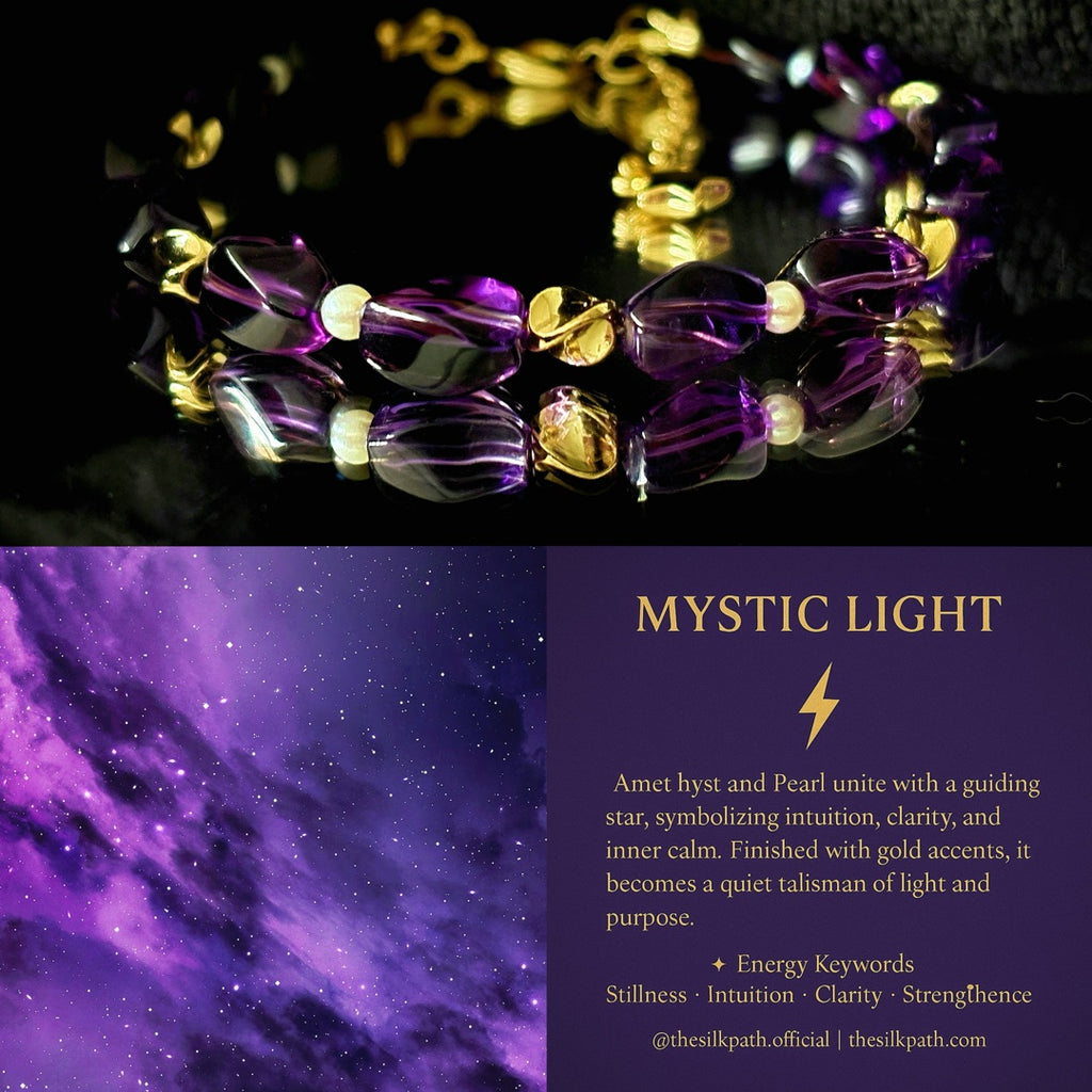 Mystic Light Amethyst Crystal Bracelet