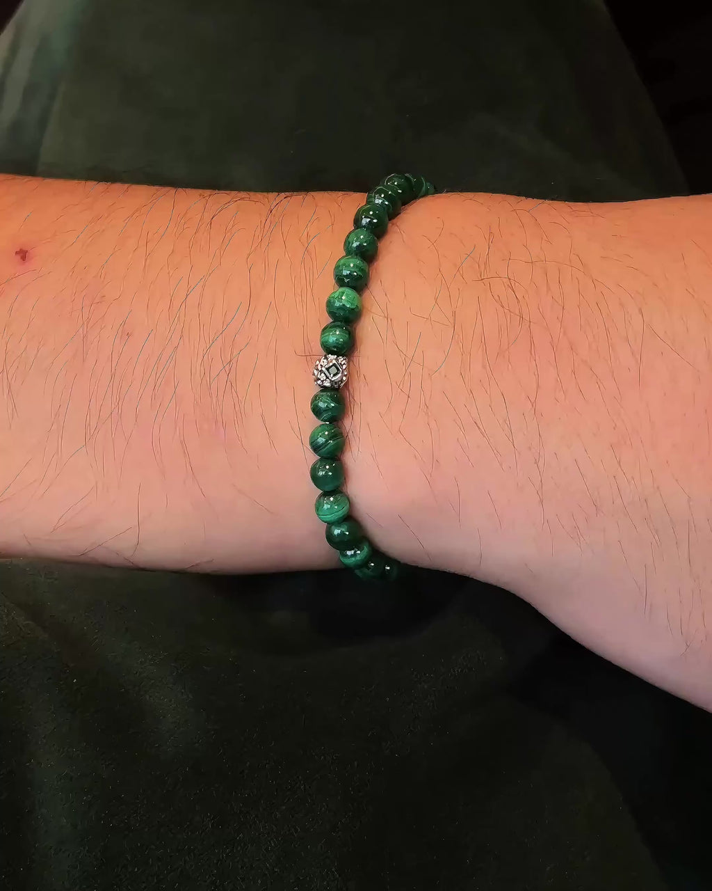 Sentinel Emerald Veil Malachite Transformation Bracelet