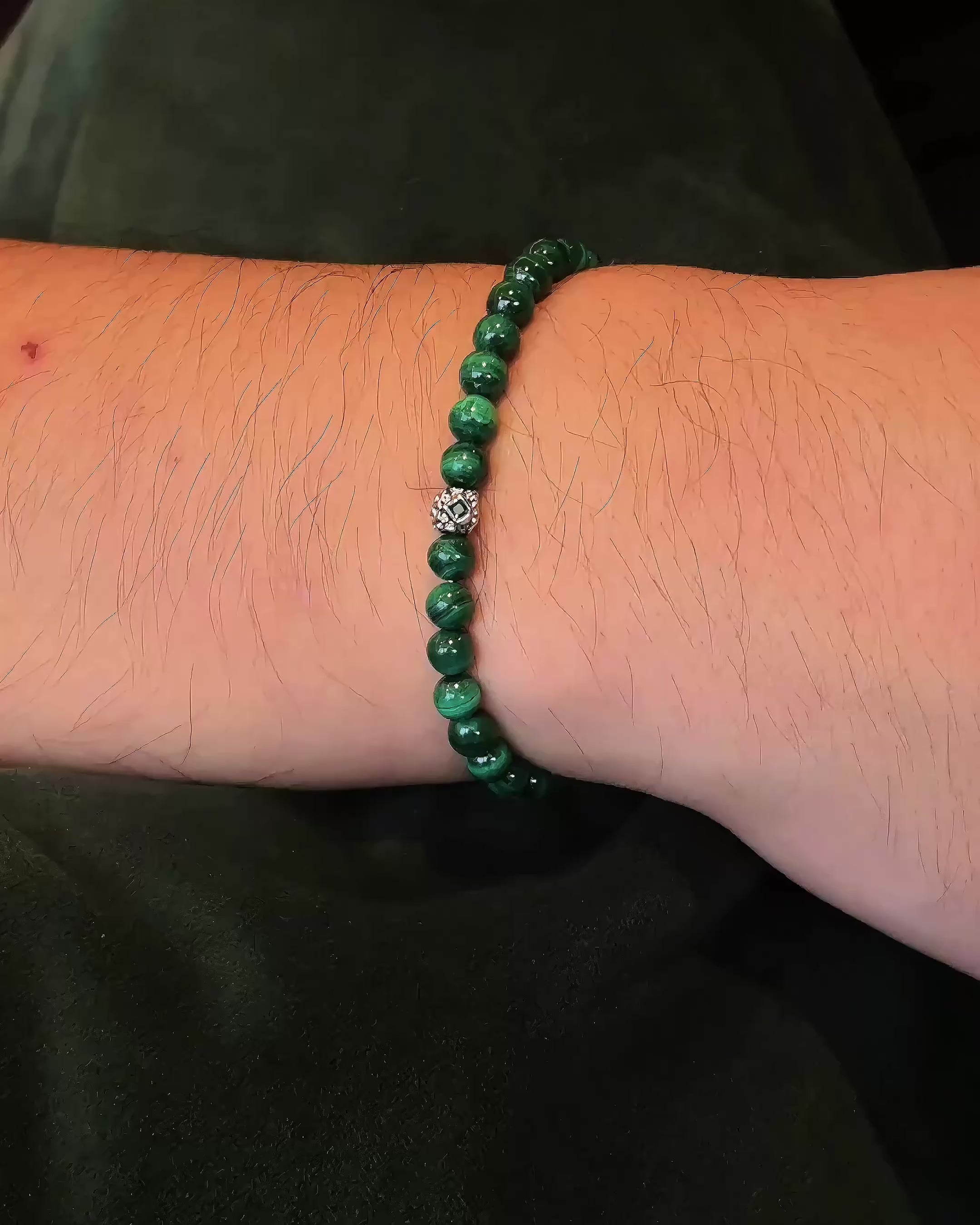 Sentinel Emerald Veil Malachite Transformation Bracelet